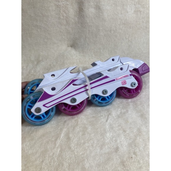 *NEW* unused Roller Derby In-Line Replacement Wheels Pink, Blue & White - Picture 1 of 10